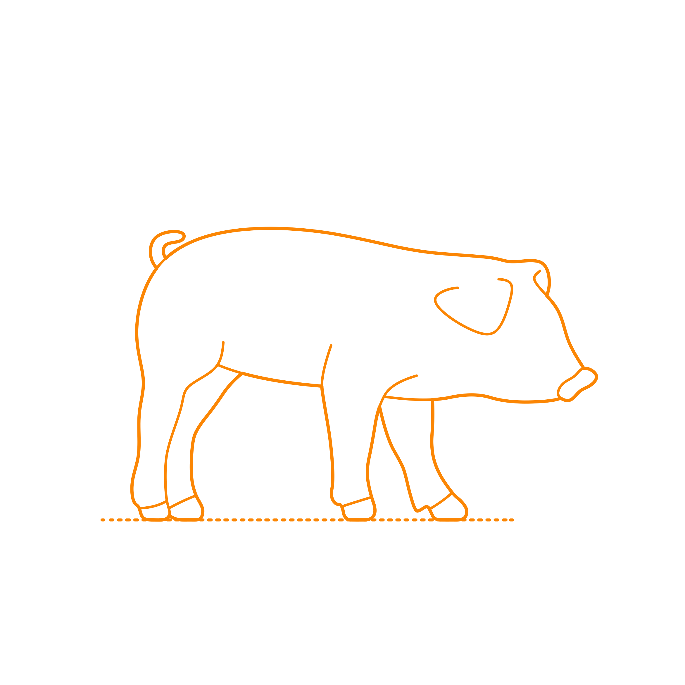 Animals Pigs Miniature Pig Stencil Svg Design File Free Vectors
